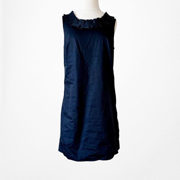 Vintage Y2K Talbots Blue Shift Sheath Mini Cocktail Party Dress Size 6P/M - Picture 5 of 8